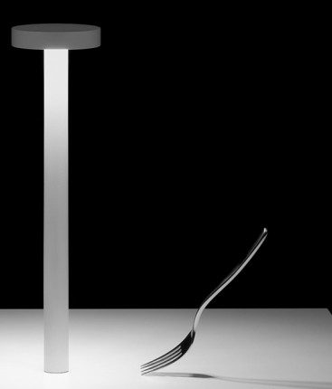 [1A0310300] DAVIDE GROPPI TETATET WHITE - 2W LED - 178lm - RECHARGEABLE BATTERY 4,8V 